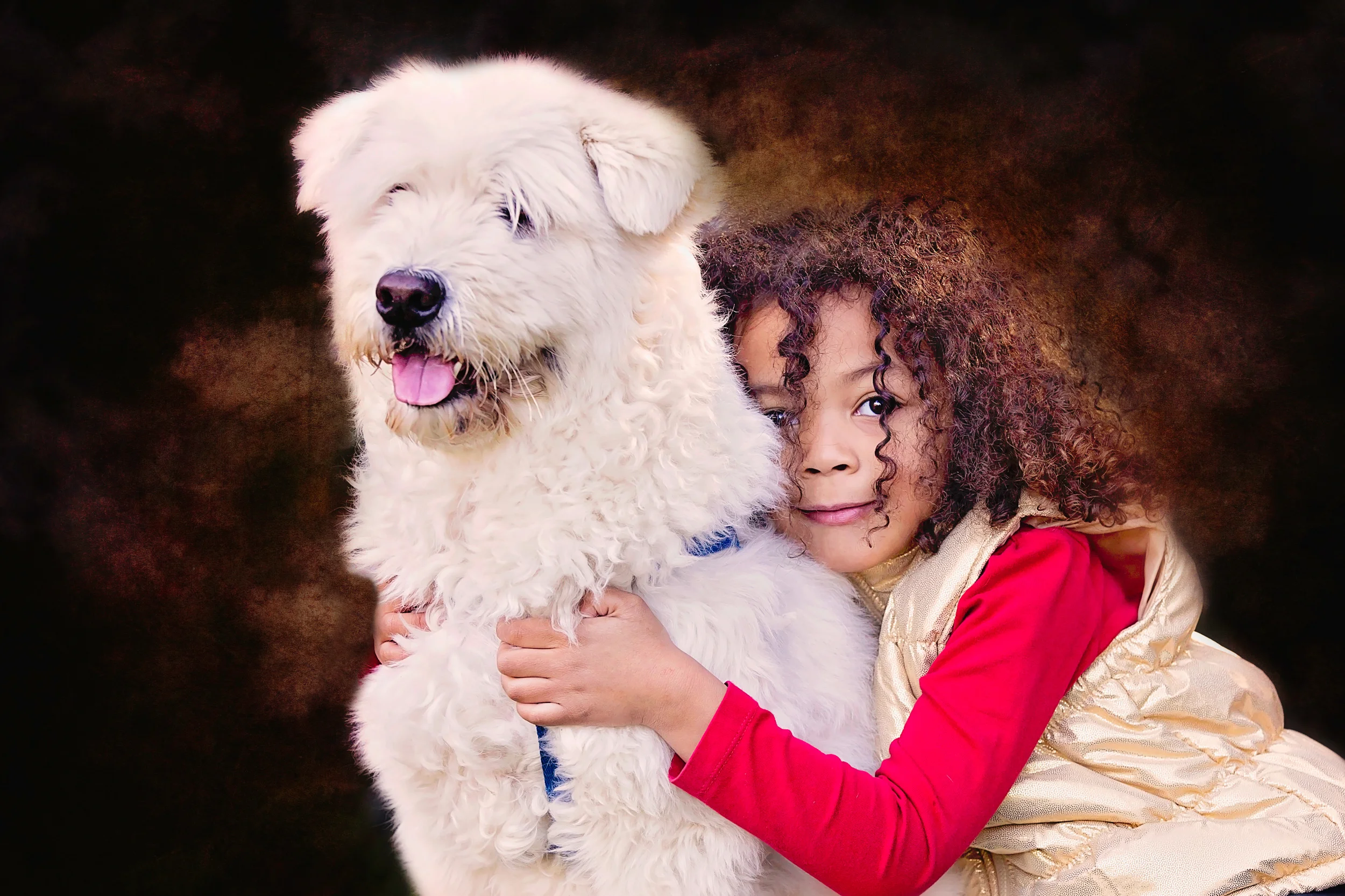 Child with Dog
