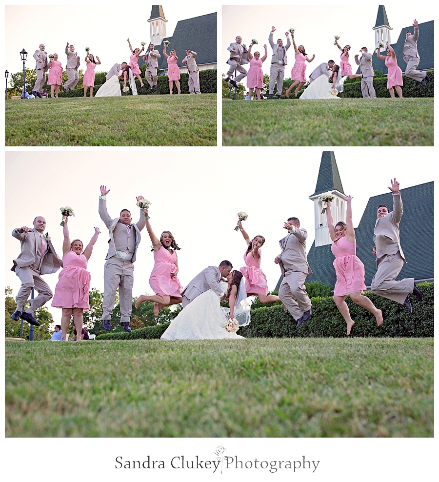 Bridal Party Jump