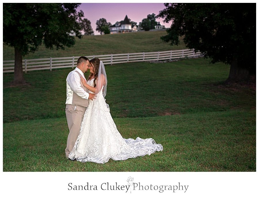 Bridal Couple at Whitestone Inn