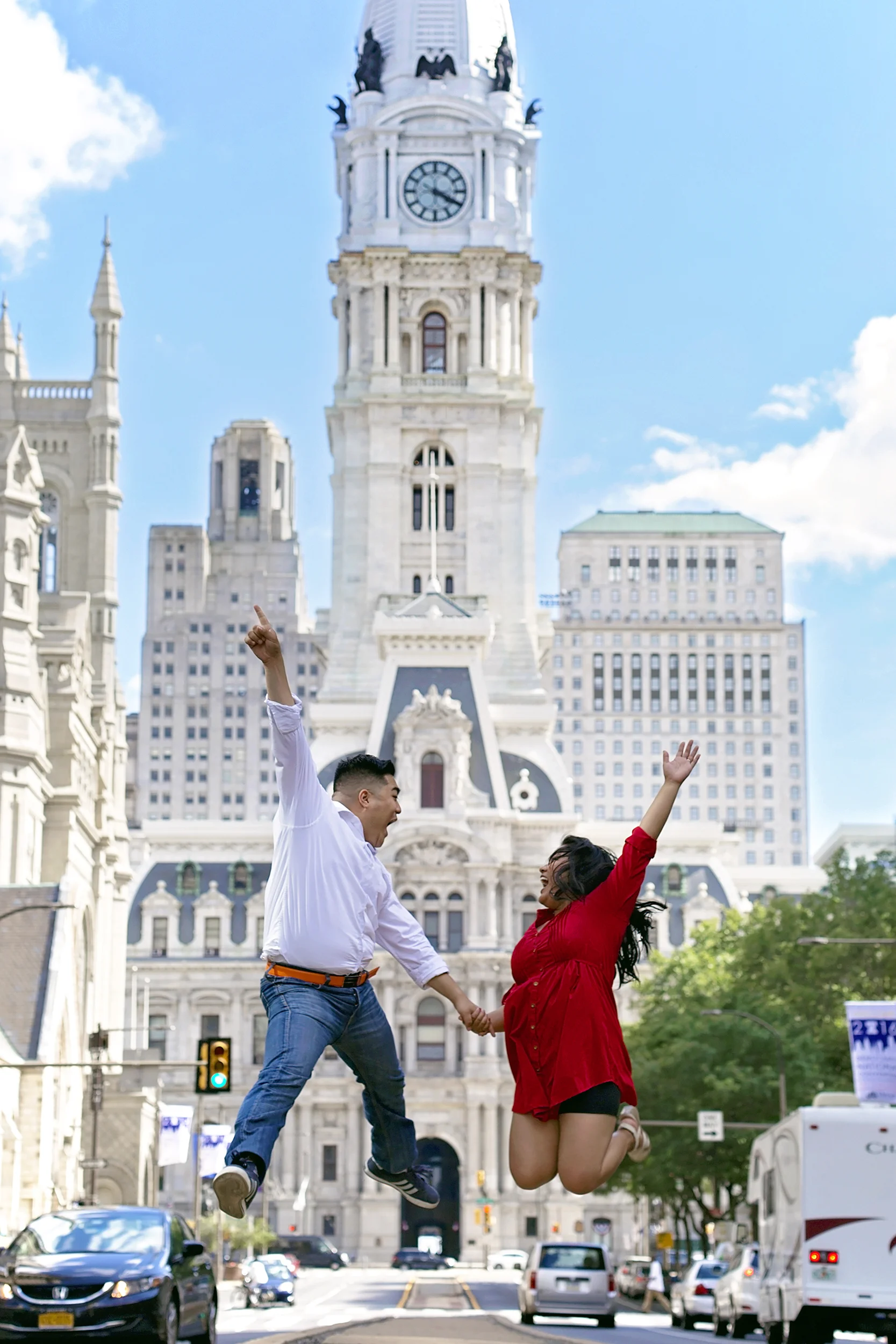 Philadelphia Engagement Jump, Philadelphia PA