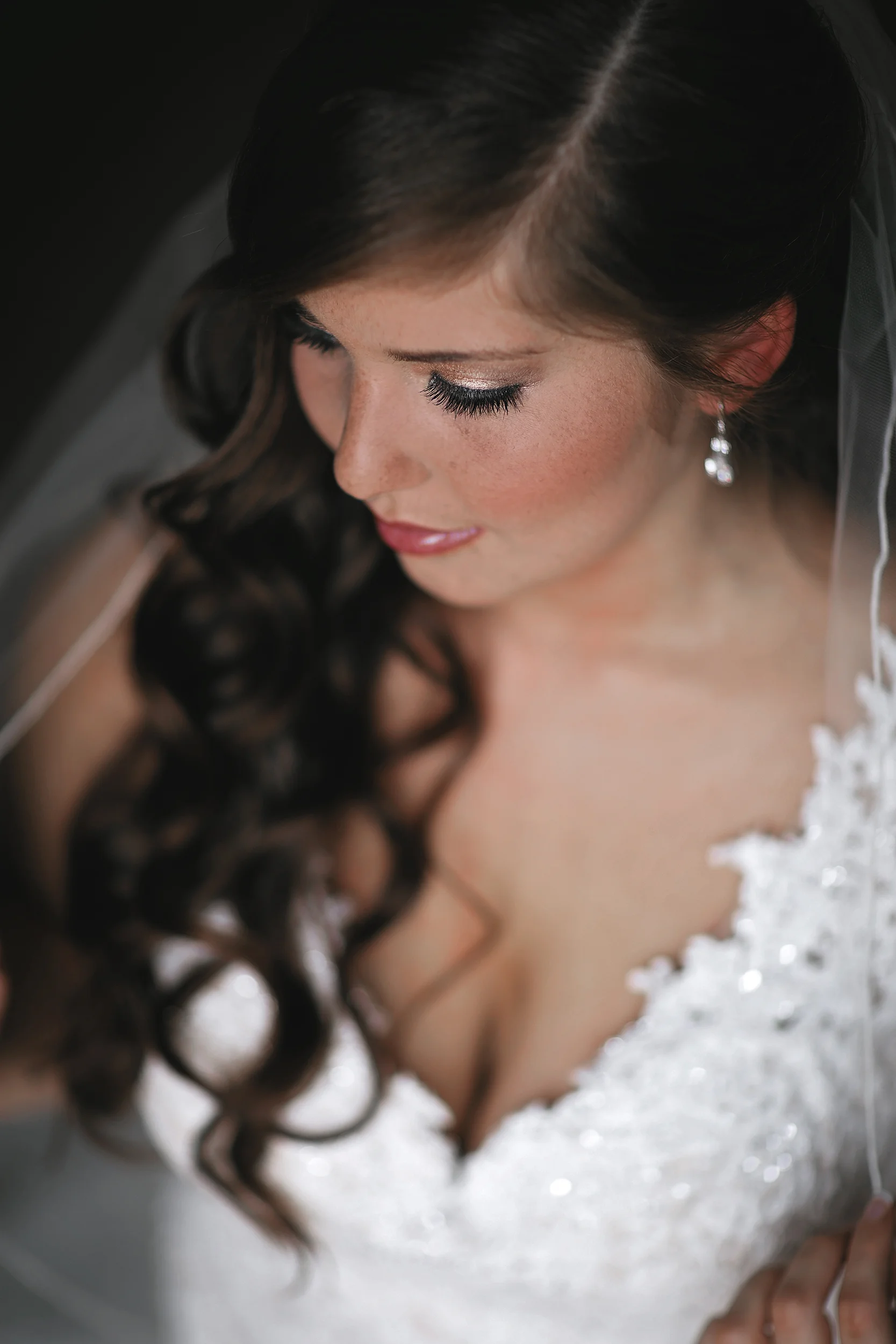 Gorgeous Bridal Portrait at The Coffey Barn