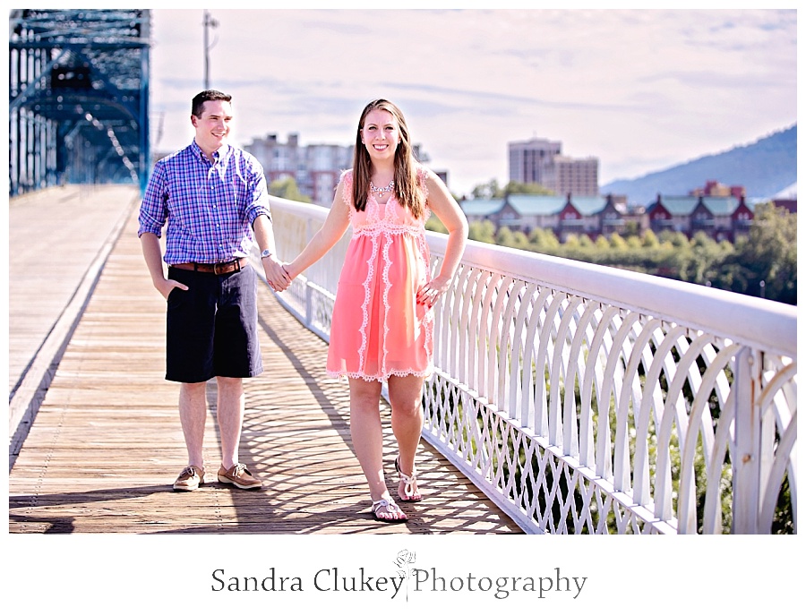 Couple on Walking Bridge, Chattanooga