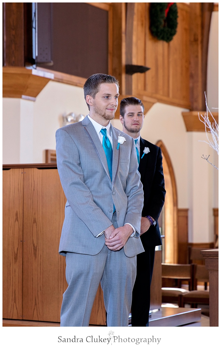 Groom anticipates his Bride