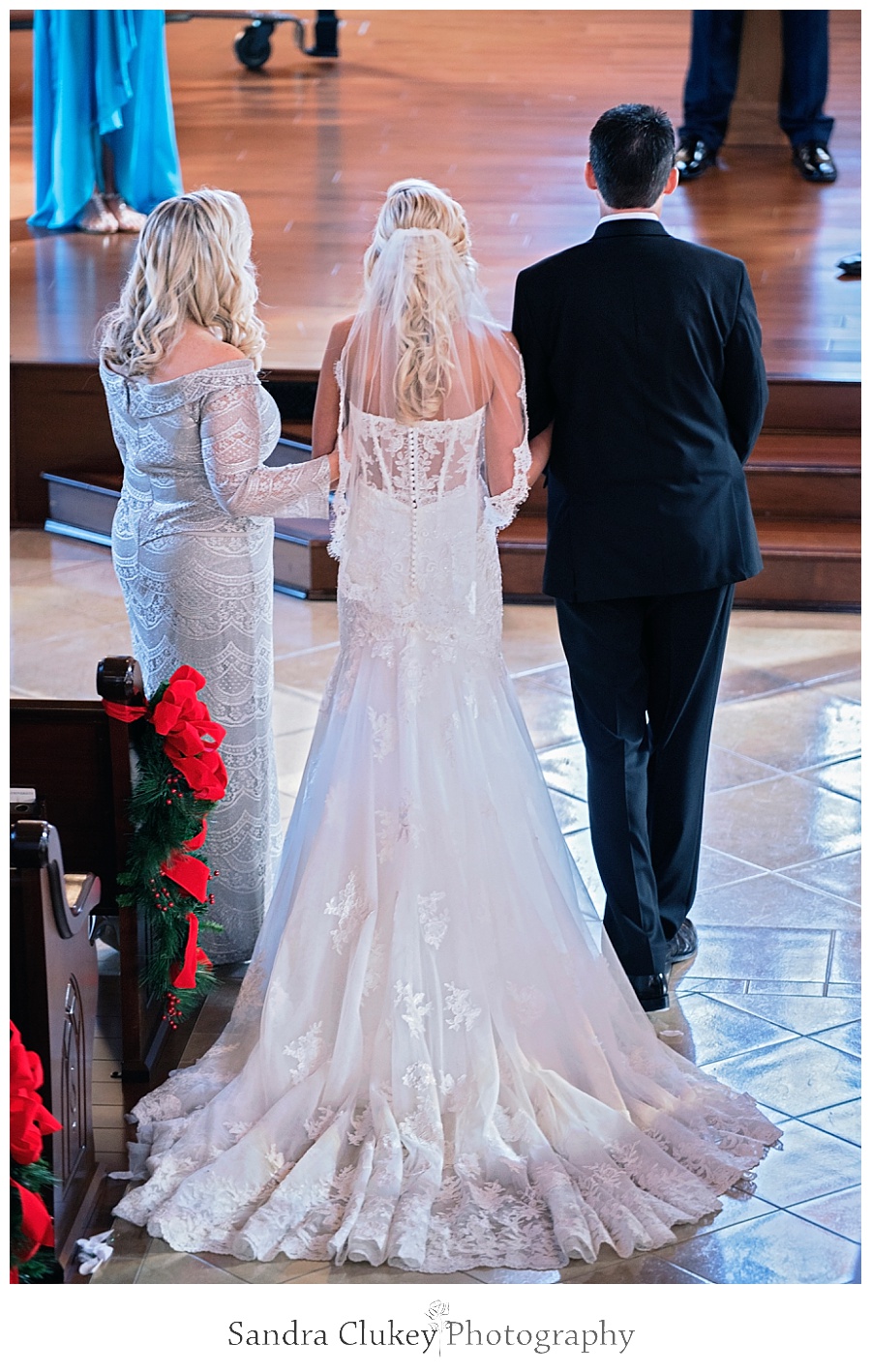 Bride with Mother and Father