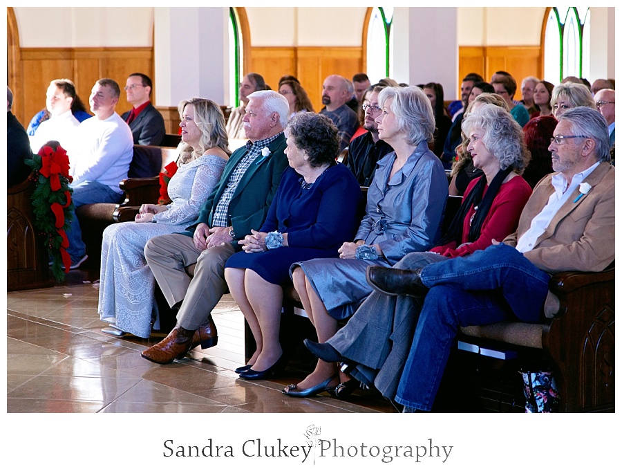 Lee University Chapel Wedding guests