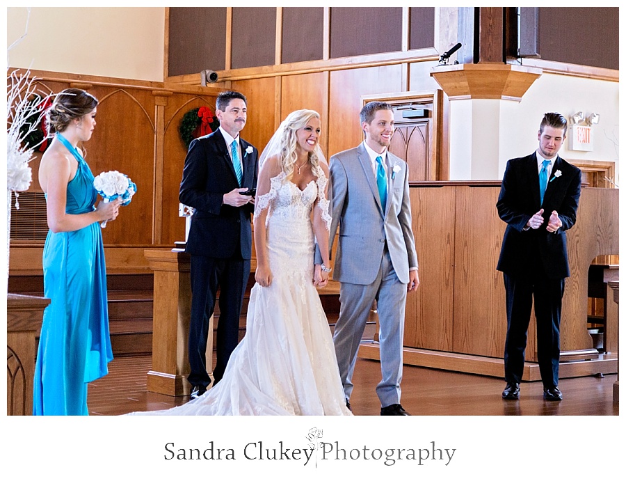 Wedding in the Chapel at Lee University