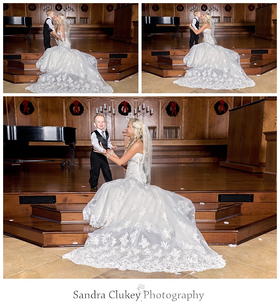 Bride with ring bearer