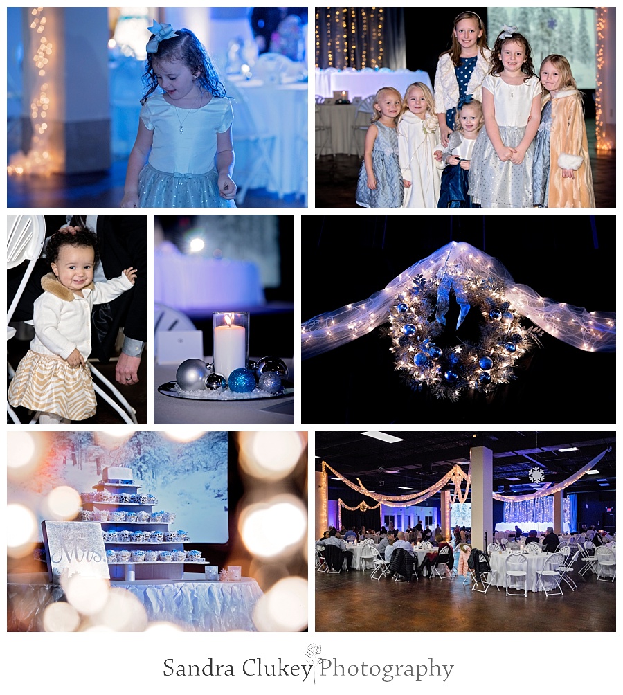 Joyous guests at reception
