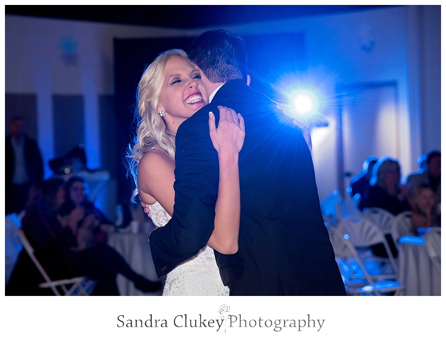 Bride and Father embrace