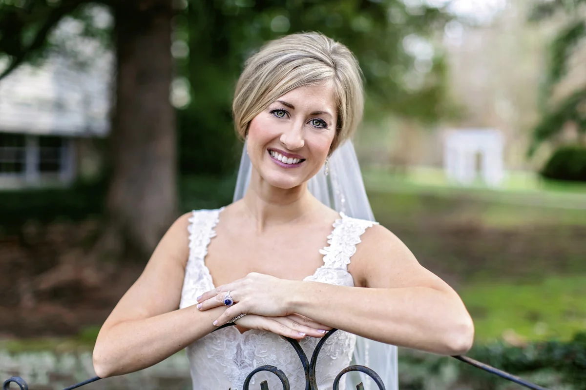 Fillauer House Bride on Gate Cleveland TN