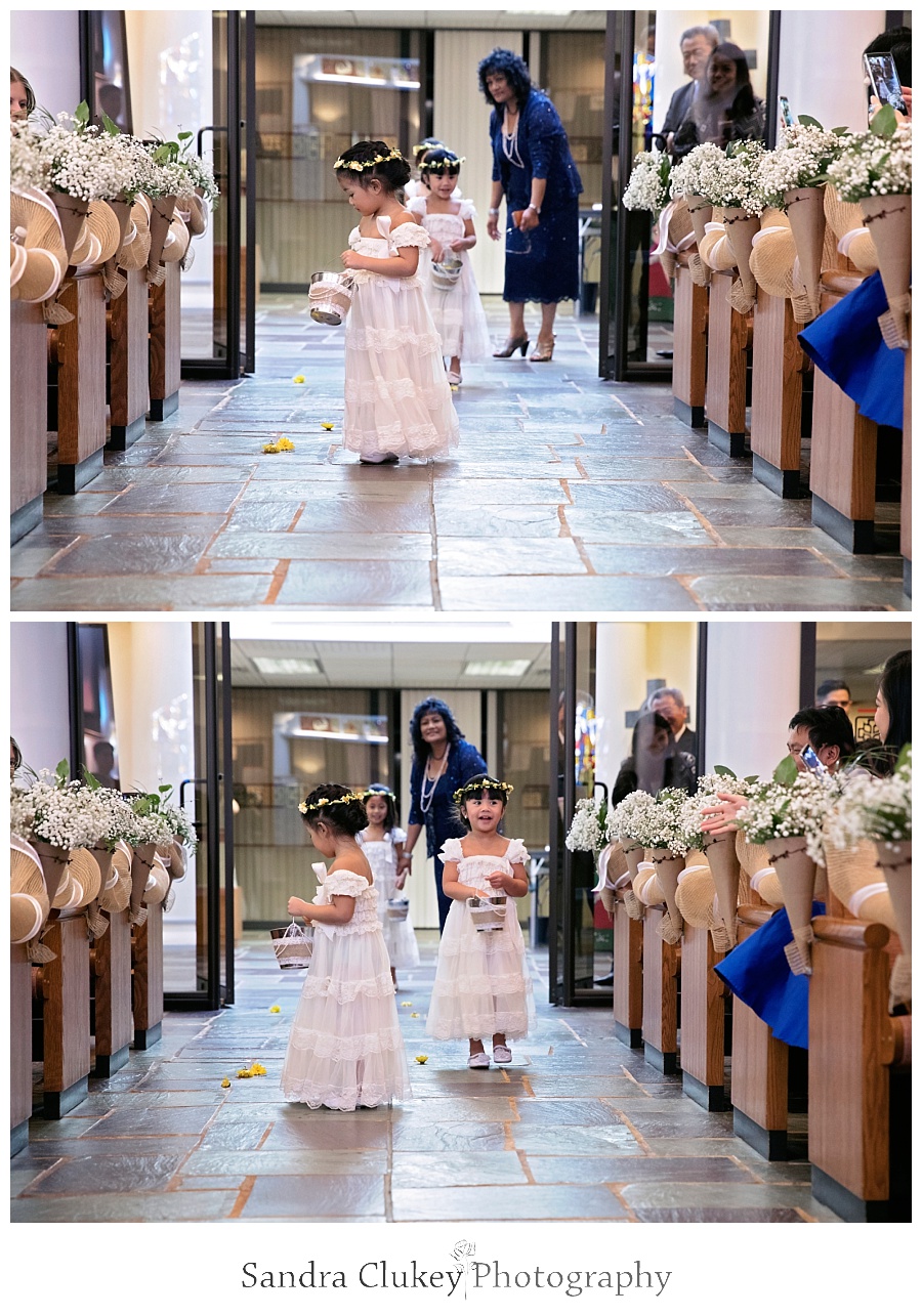 Tender flower girls proceed