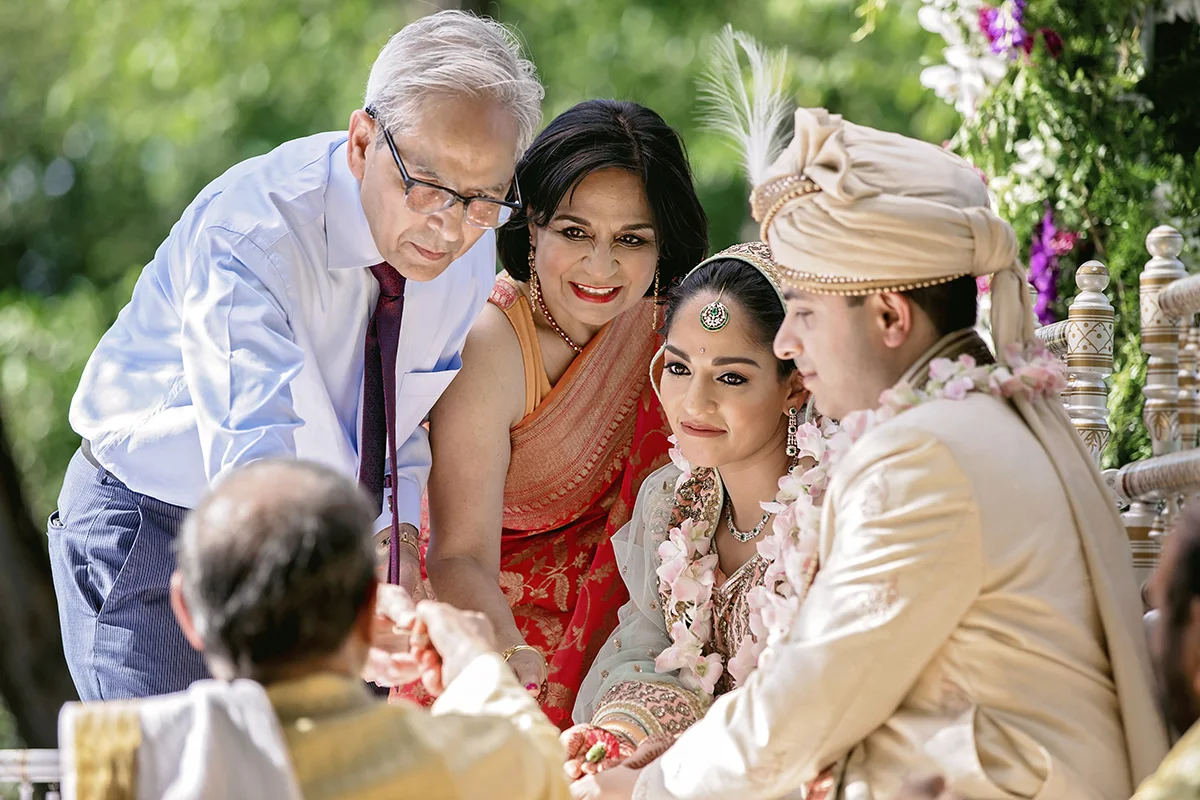 Indian Wedding with Parents