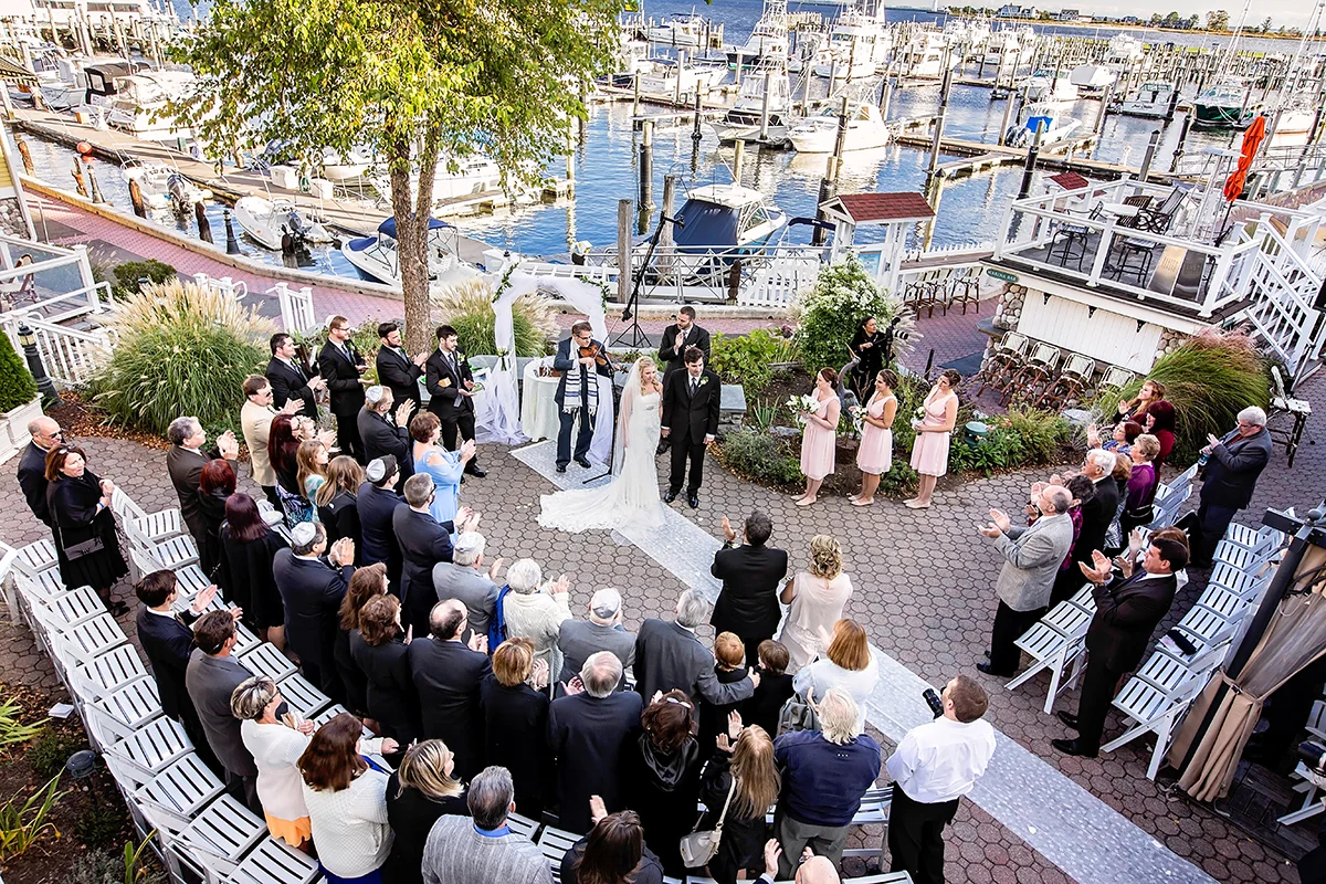 Wedding Ceremony at Saybrook Point Inn and Spa, CT