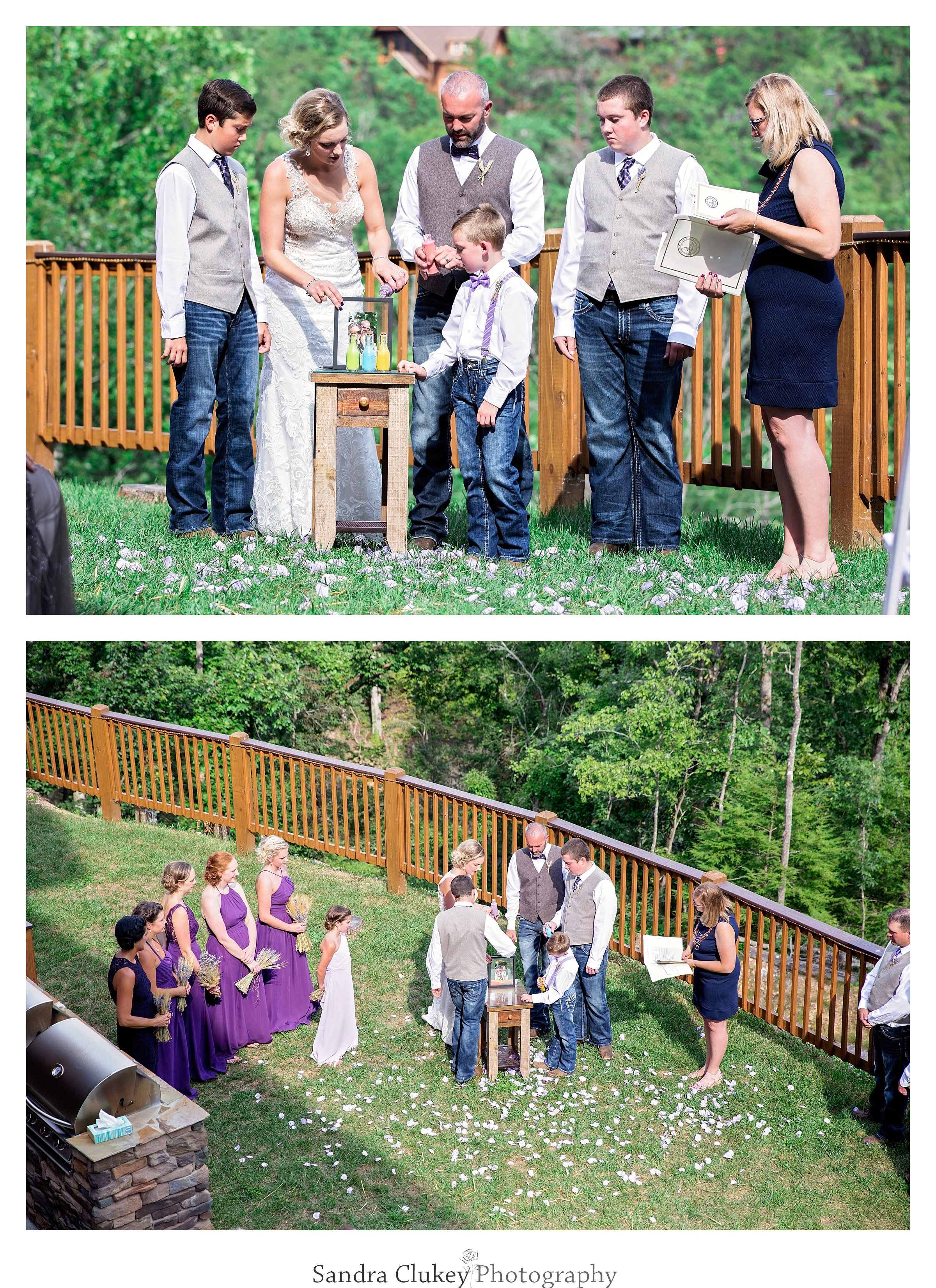 Powerful sand ceremony