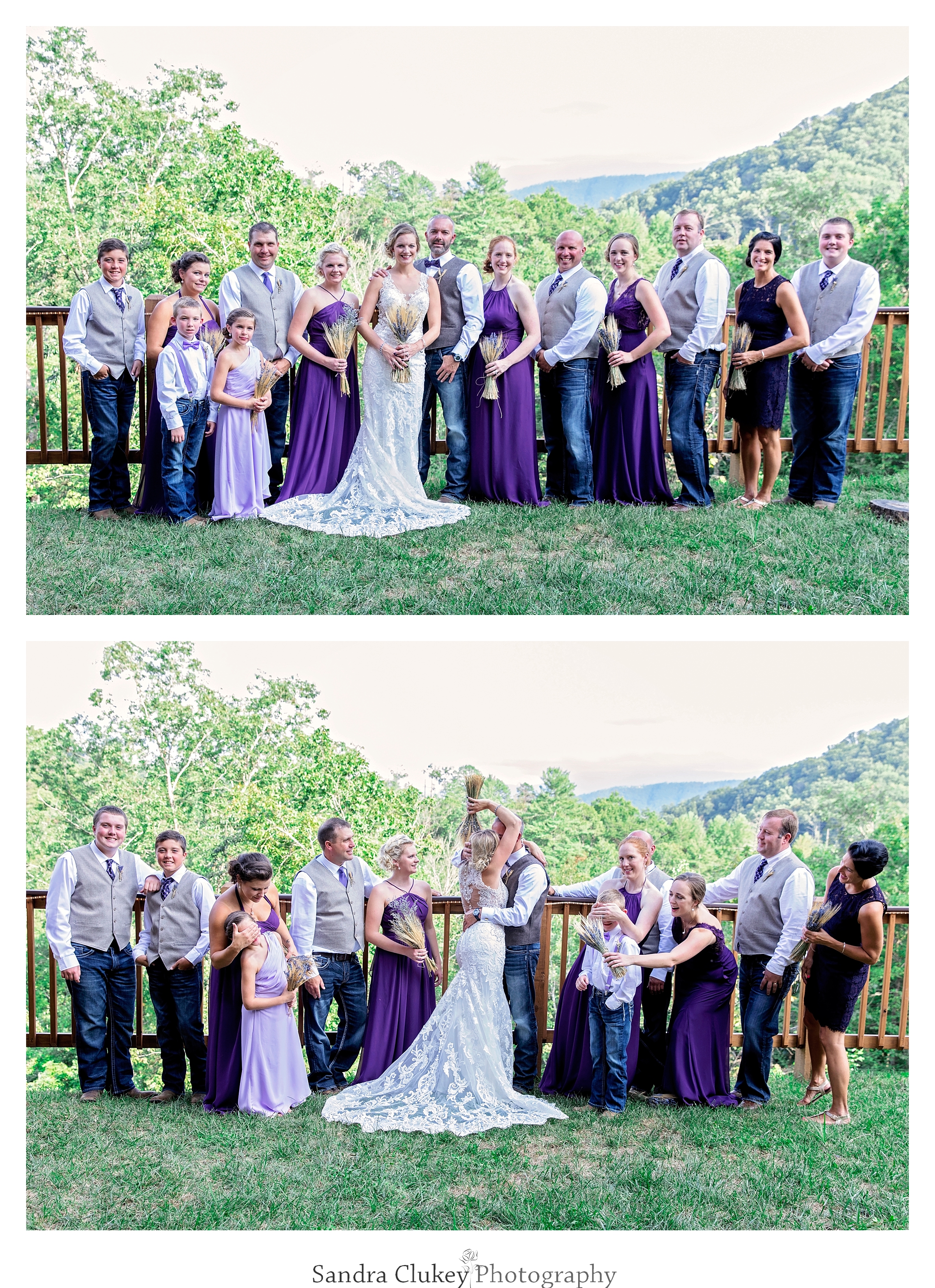 The happy wedding party