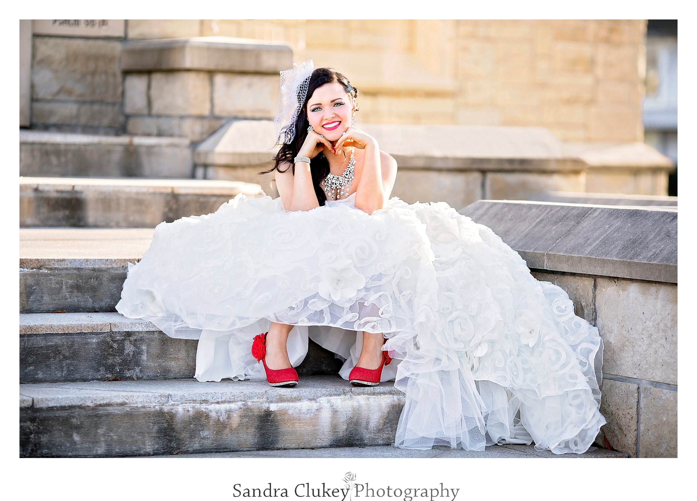 Wedding Bridal Portrait, Lee University Chapel