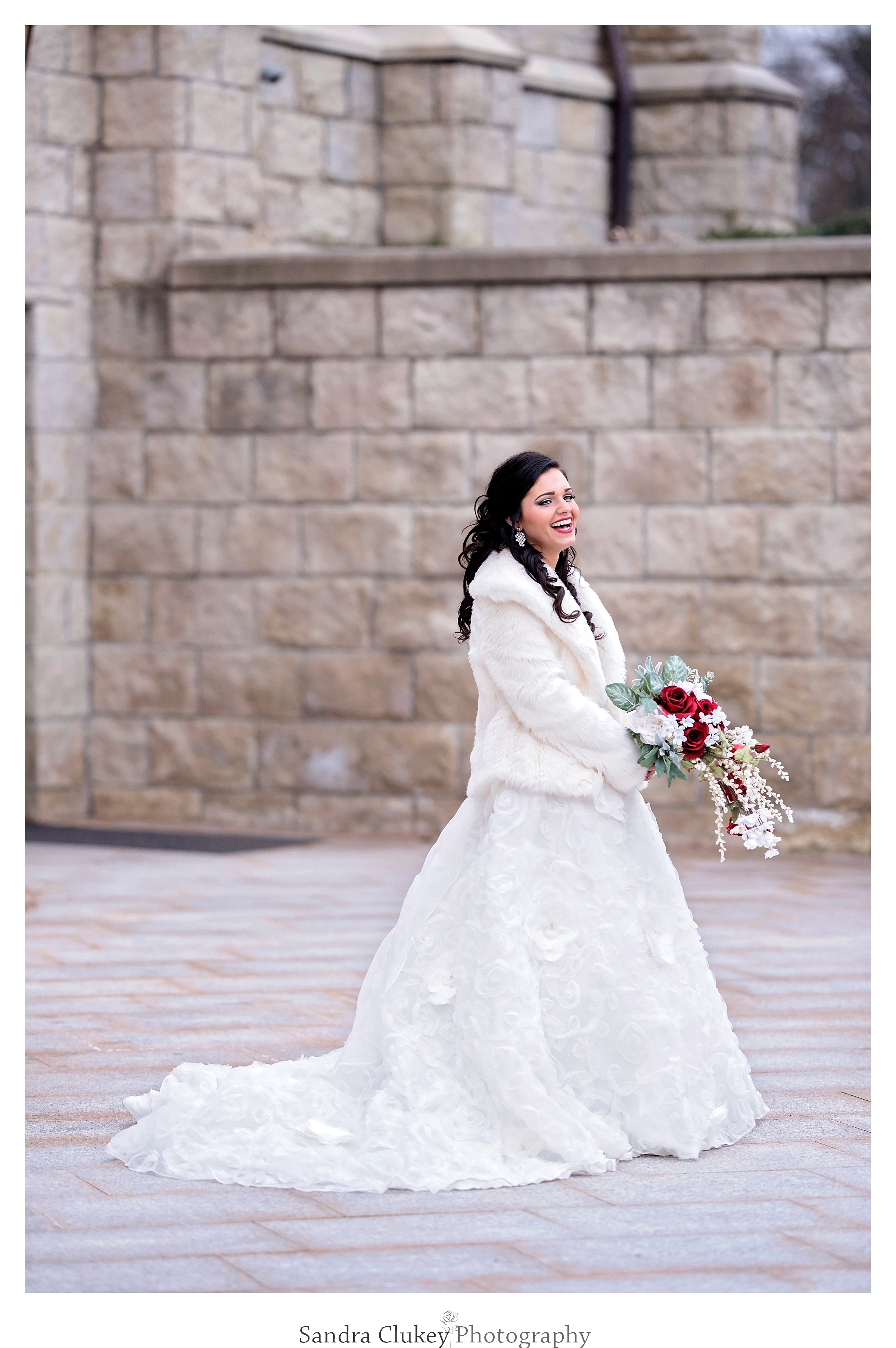 Lee University Chapel, Cleveland TN. Striking Bridal Image