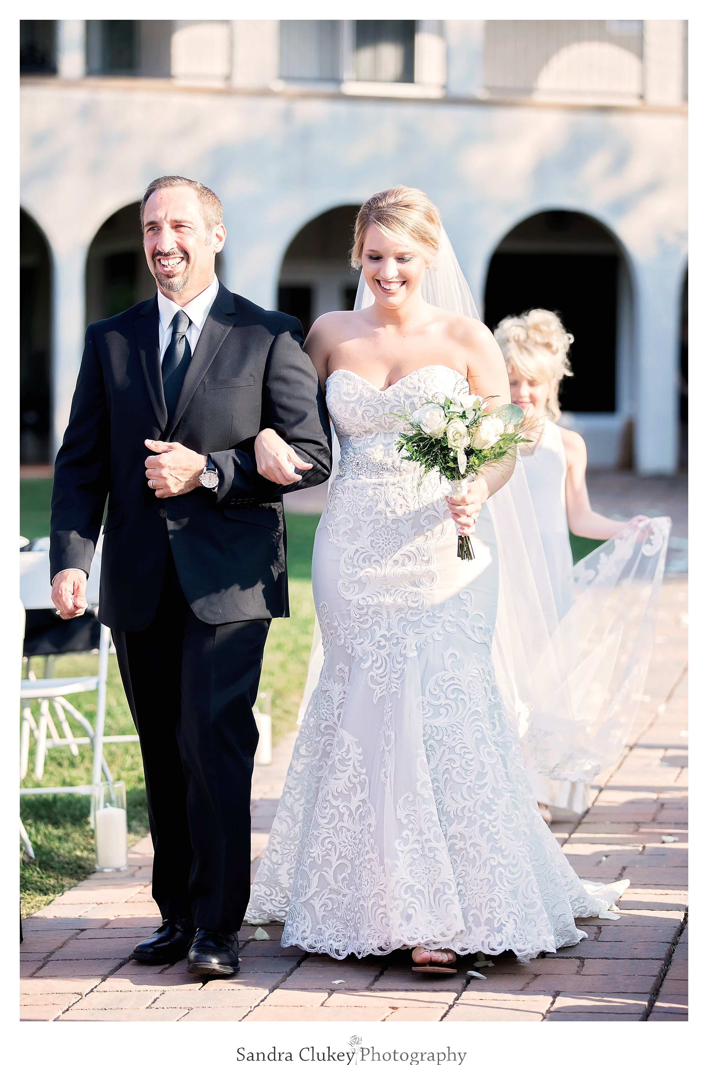 Dad and bride. Tennessee RiverPlace, Chattanooga TN