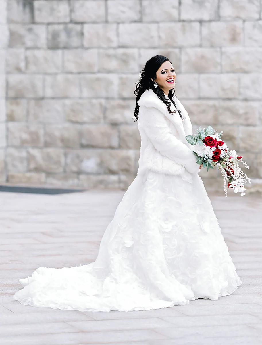 Lee University Chapel, Cleveland TN. Happy Bride