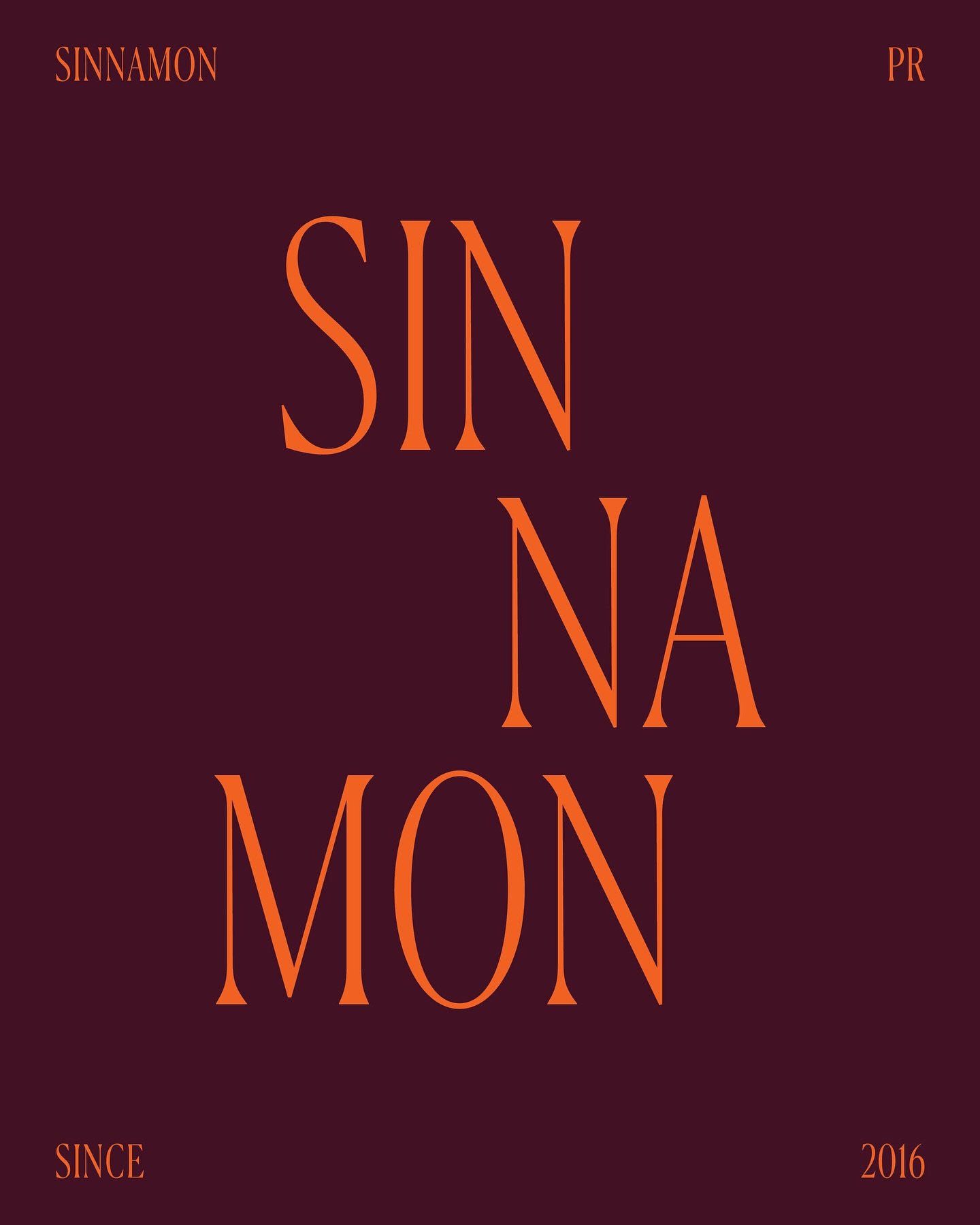 A new era for the top of the rack @sinnamon_pr who have been spicing things up for their extended list of luxury clients since 2016.

This brand refresh seasoned with elegant bold typography and a vibrant colour palette has been a joy to work on. 

#
