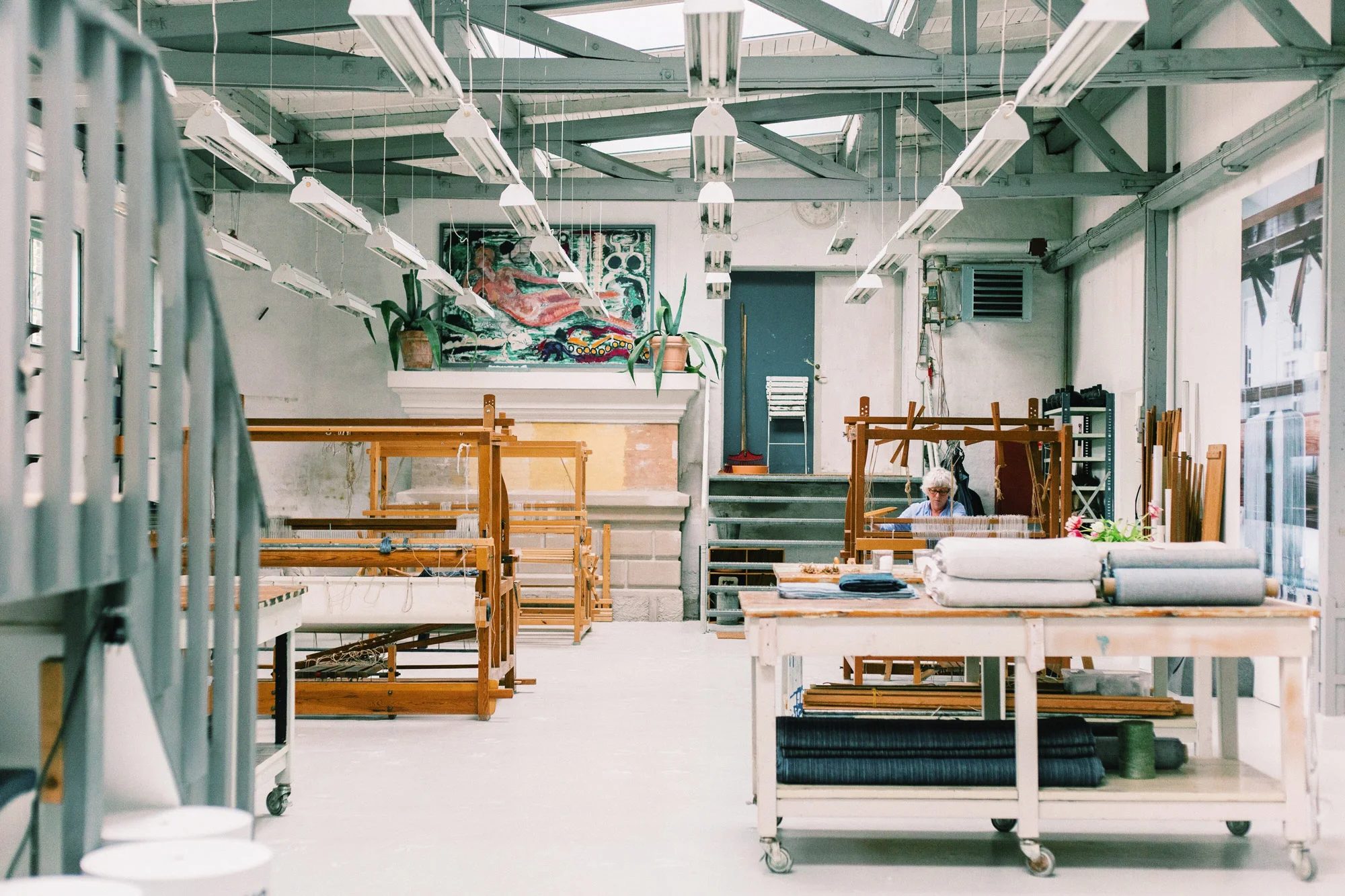 Karin Carlander Weaving Studio in Raadvad north of Copenhagen