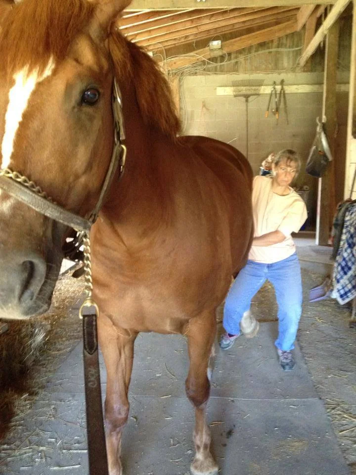 Dr Bonny Performing a Chiropractic Adjustment
