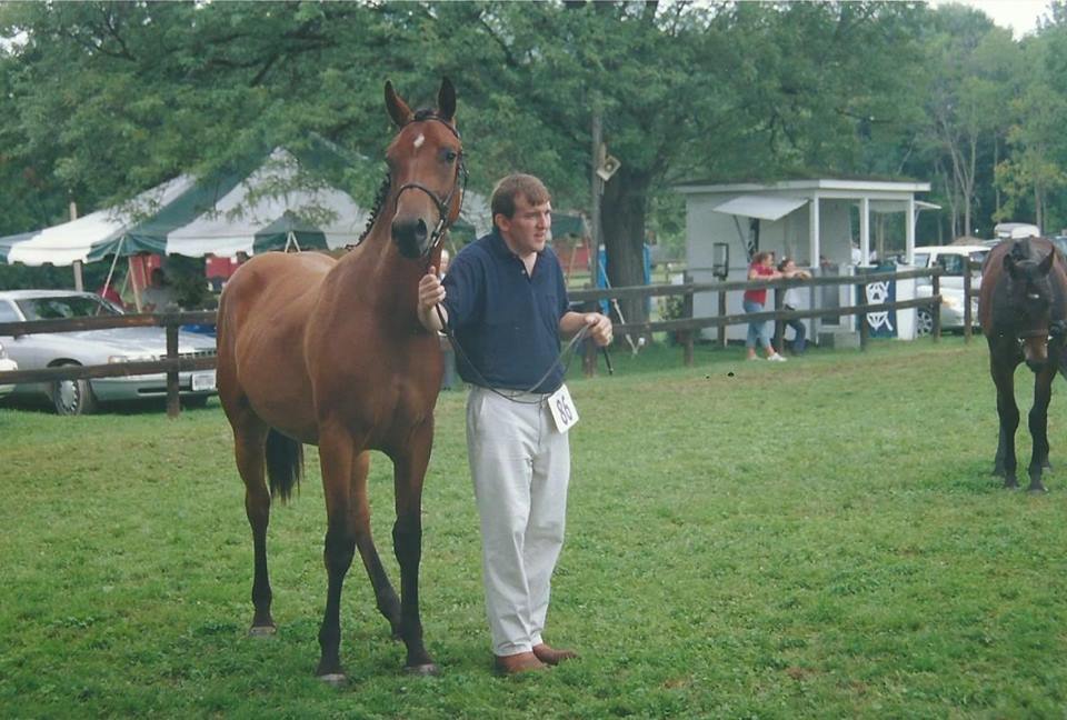 Don with Rachel as a Young Horse
