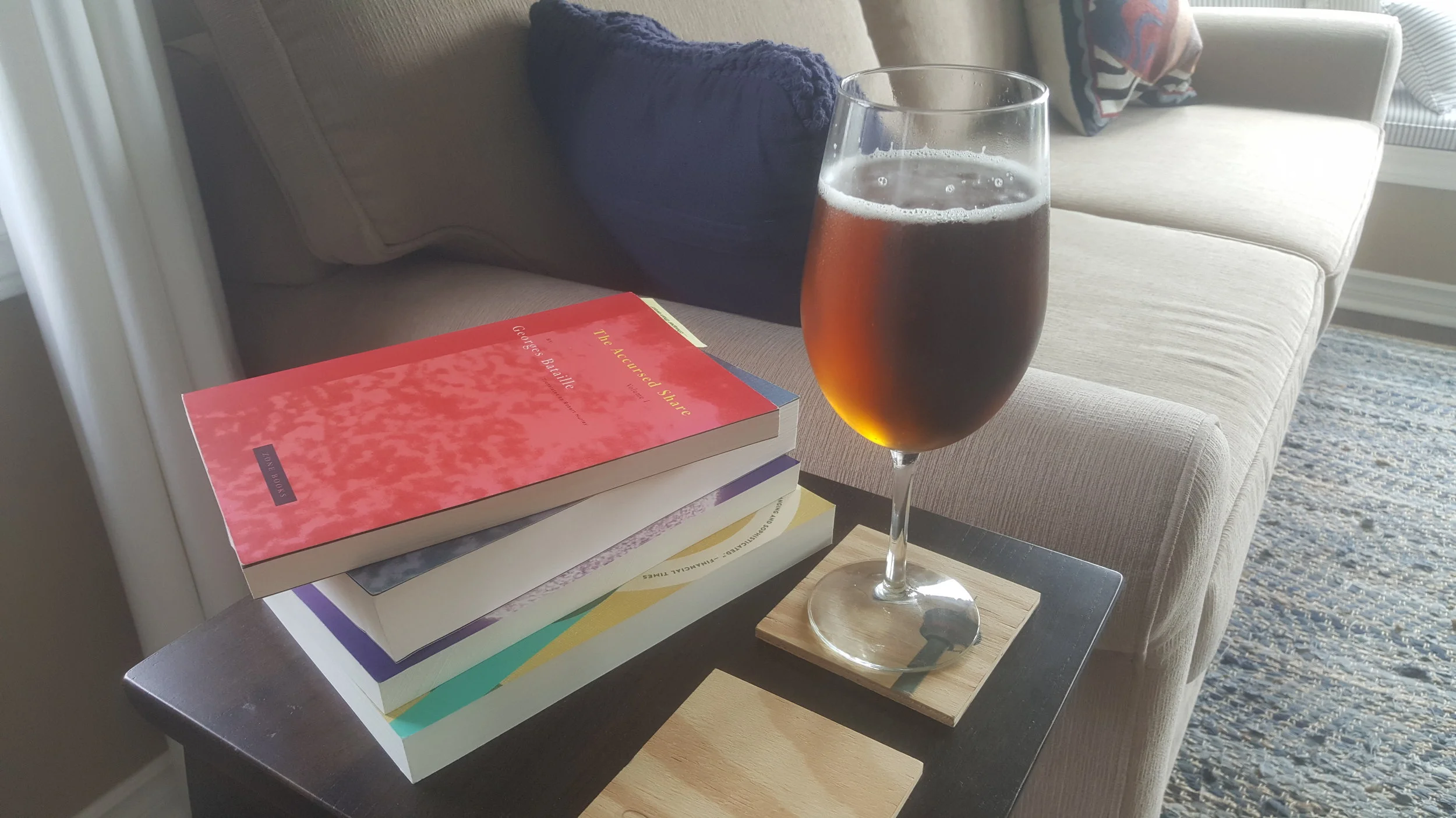 Reading is thirsty work