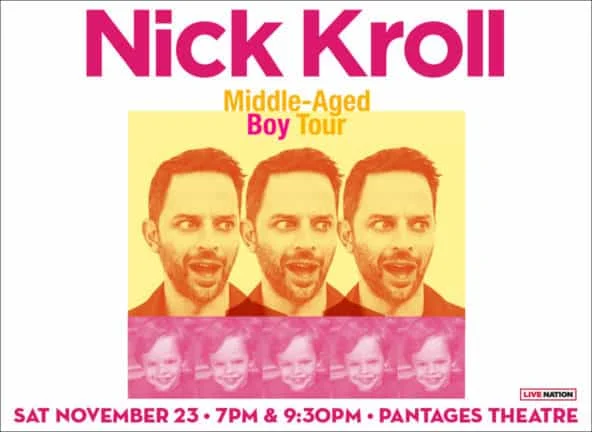 Nick Kroll Middle-Aged Boy Tour
