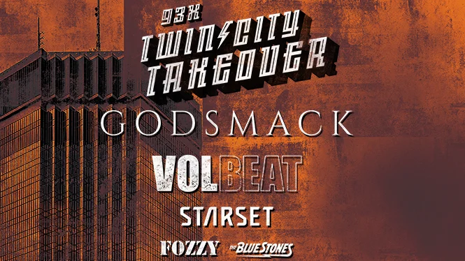 Twin City Takeover featuring Godsmack, Volbeat, Starset, Fozzy and The Blue Stones