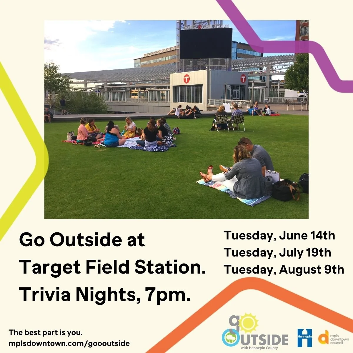 Go Outside at Target Field Station, Trivia Night