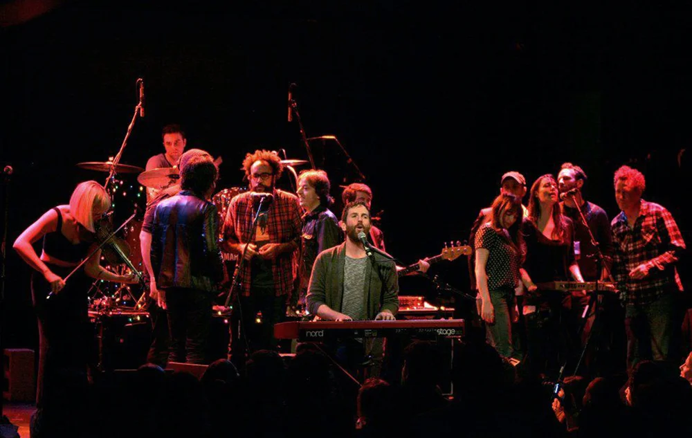 Family Records Revue night at the Bowery Ballroom.