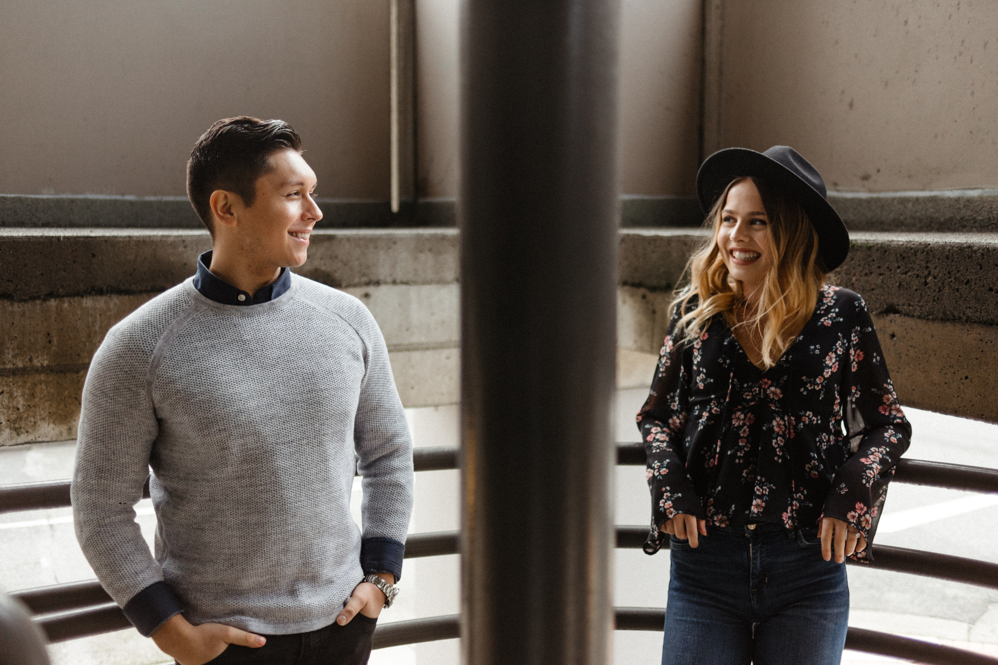 Downtown Urban Couple Session - Malina Rose Photography_-4.jpg