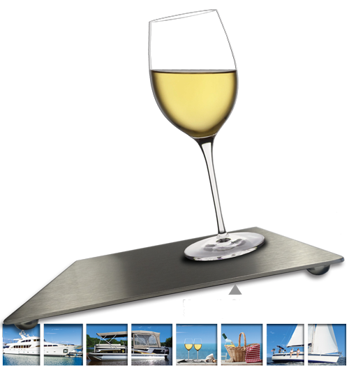 Anti-Spill Wine Glasses for boats, sailboats, pontoons, RVs, picnic sets