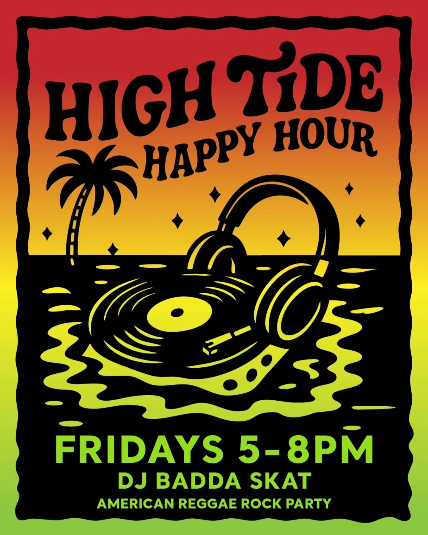 Every Friday from 5-8pm, come enjoy happy hour along with some sweet reggae music! The vibes are at Lower Deck on Harbour Island, downtown Tampa. You know how busy it gets at Lower Deck on the weekends, so here's your chance to get a good spot early!