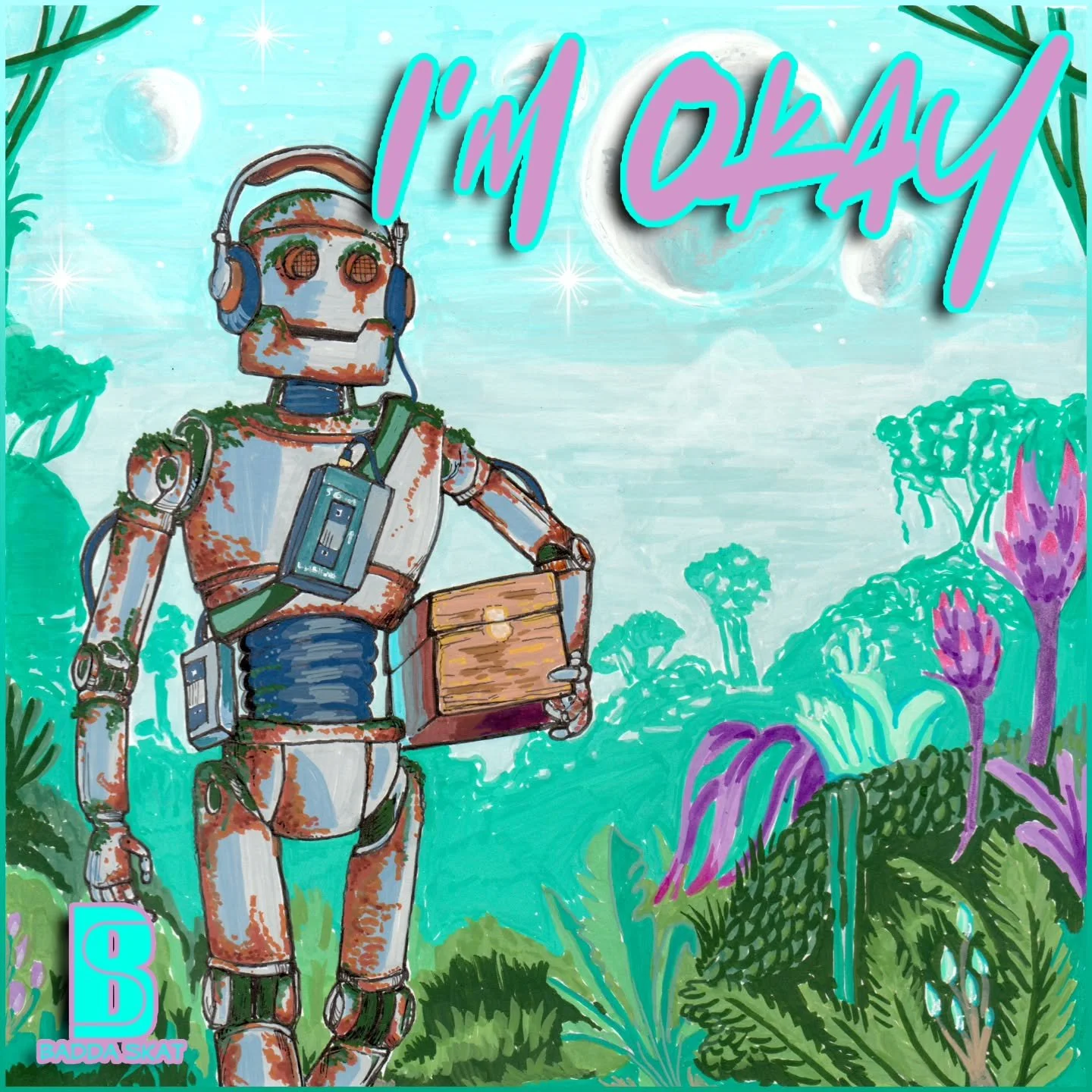 "I'm Okay" is available now on all streaming services!! This is an album. It&rsquo;s not just a collection of recent songs, but instead, a journey through space and time using the vehicle of music! It touches on topics like nostalgia, battl