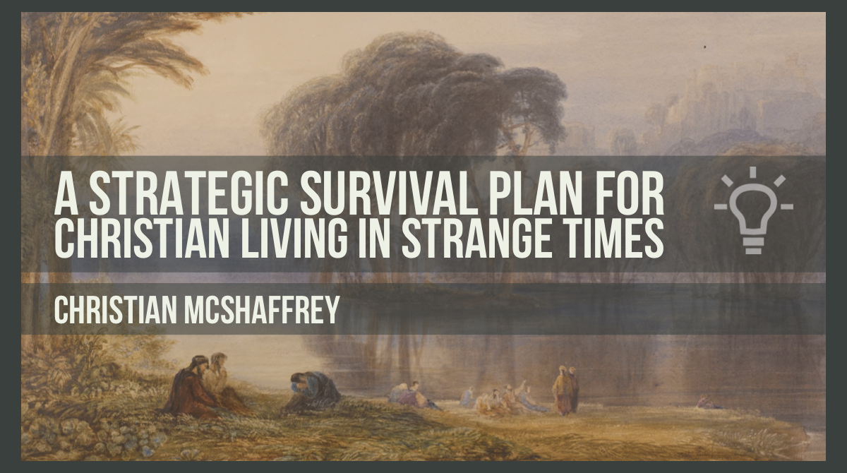 A Strategic Survival Plan For Christian Living In Strange Times