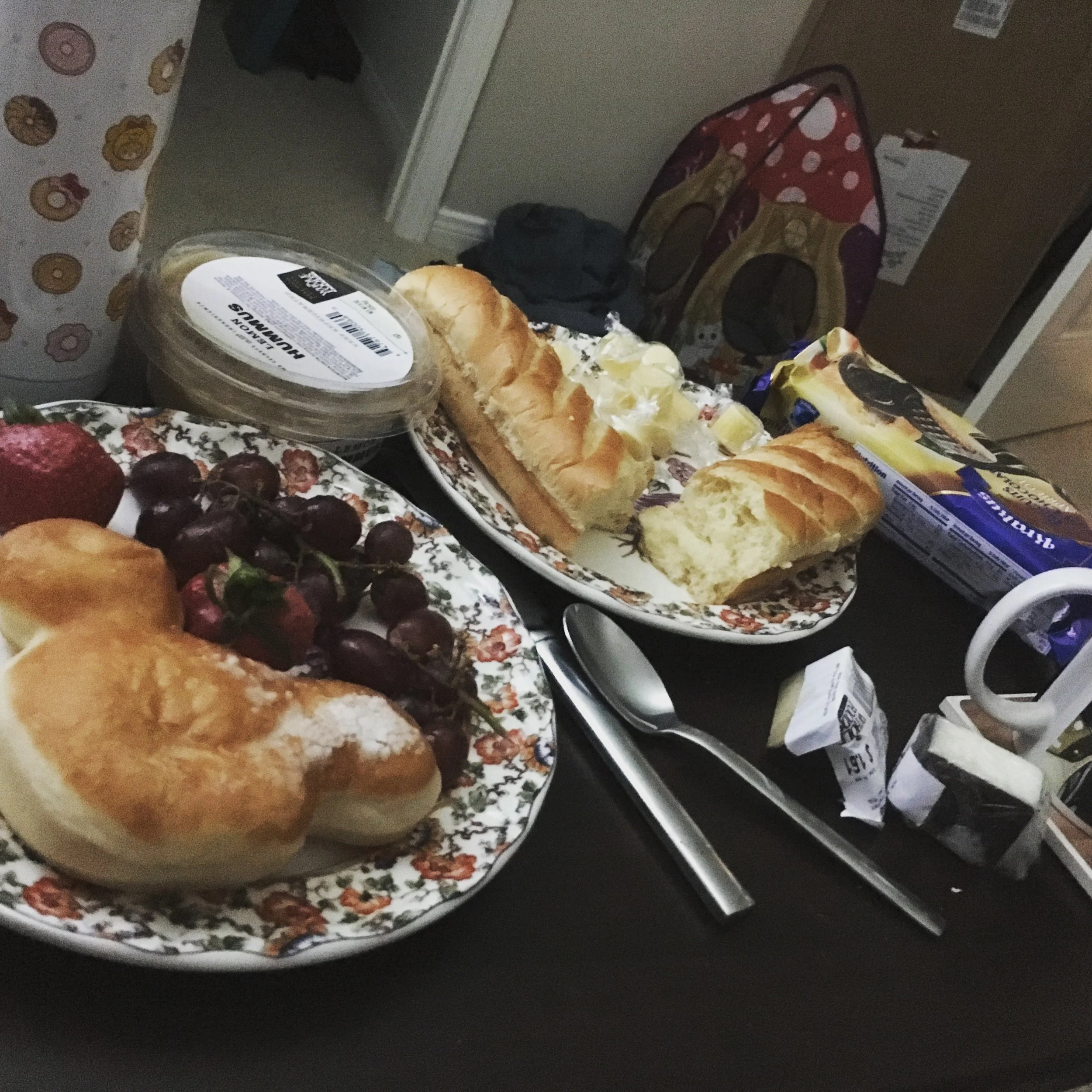 My breakfast in bed the next day!