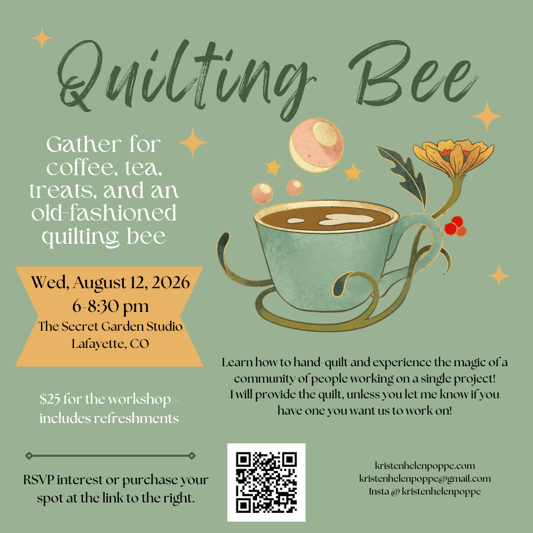 August -- Quilting Bee
