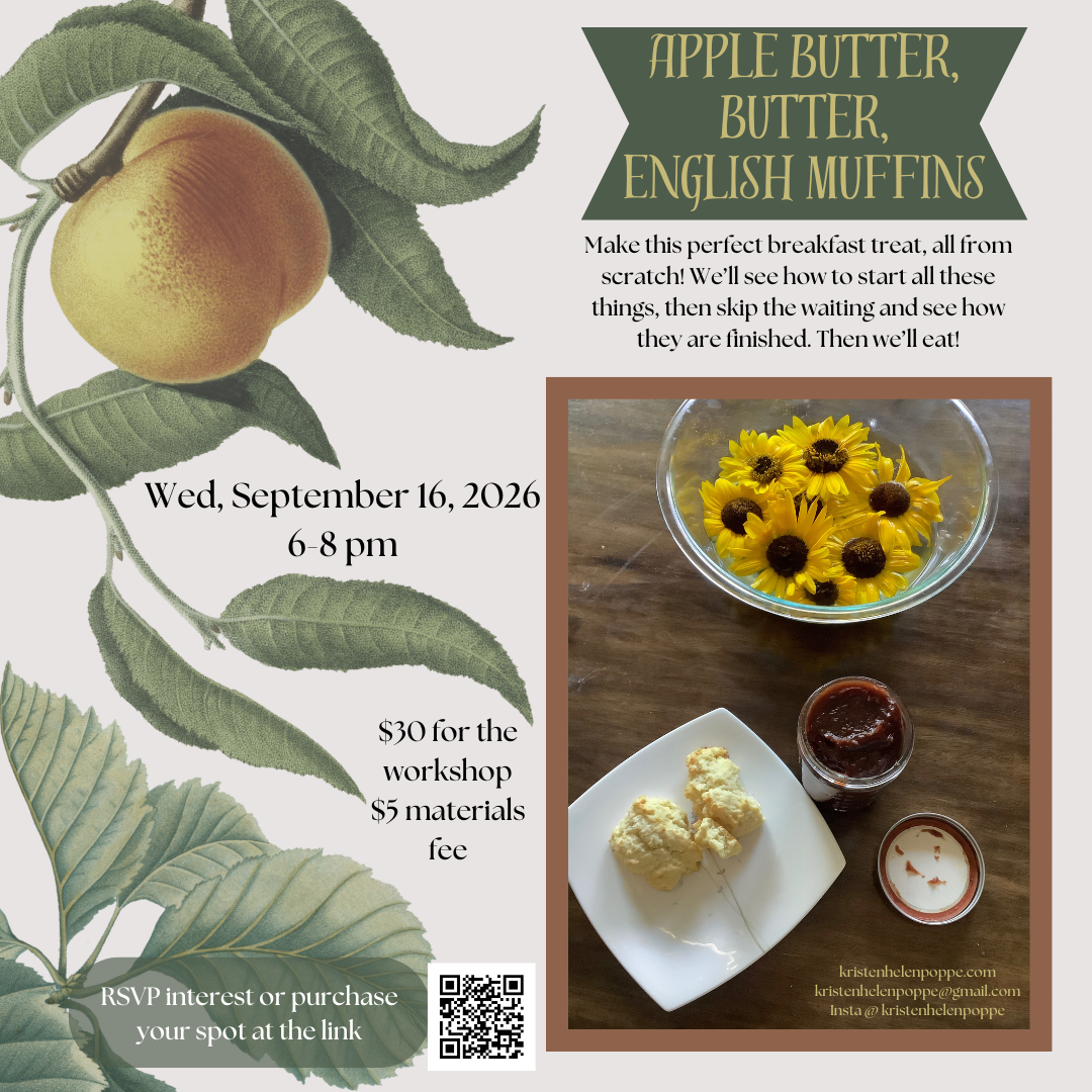 English Muffins and Apple Butter