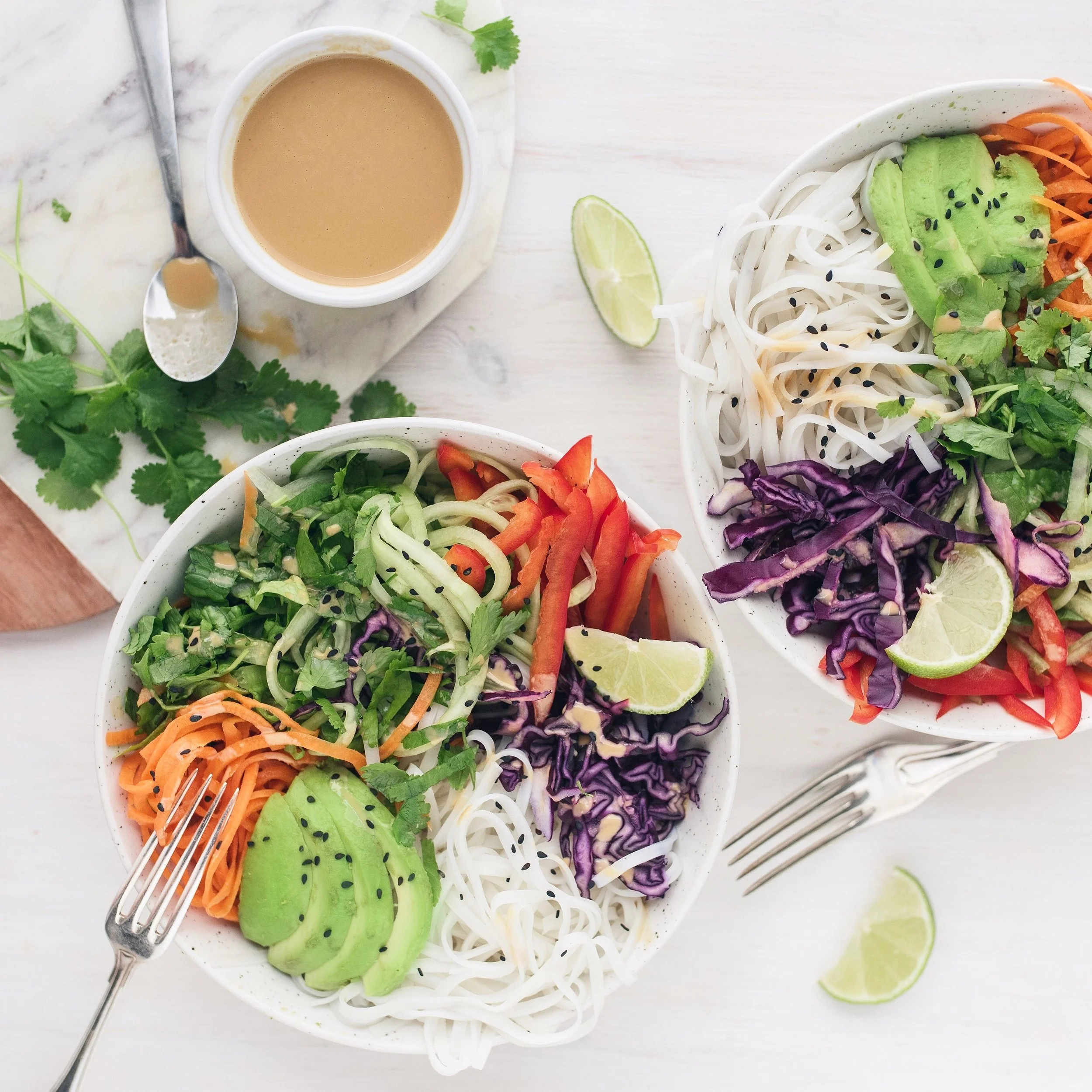 Plant-Based Spring Roll Bowl