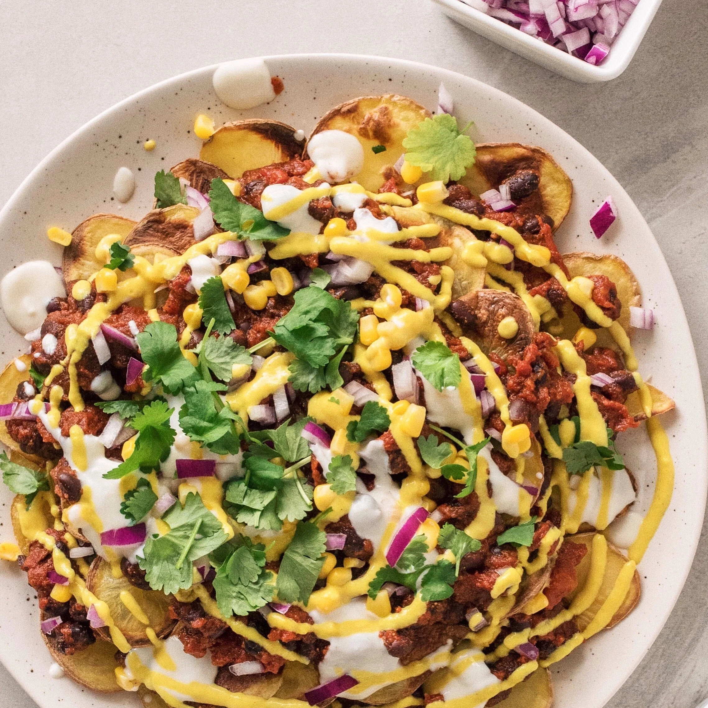 Plant Based Nacho Plate