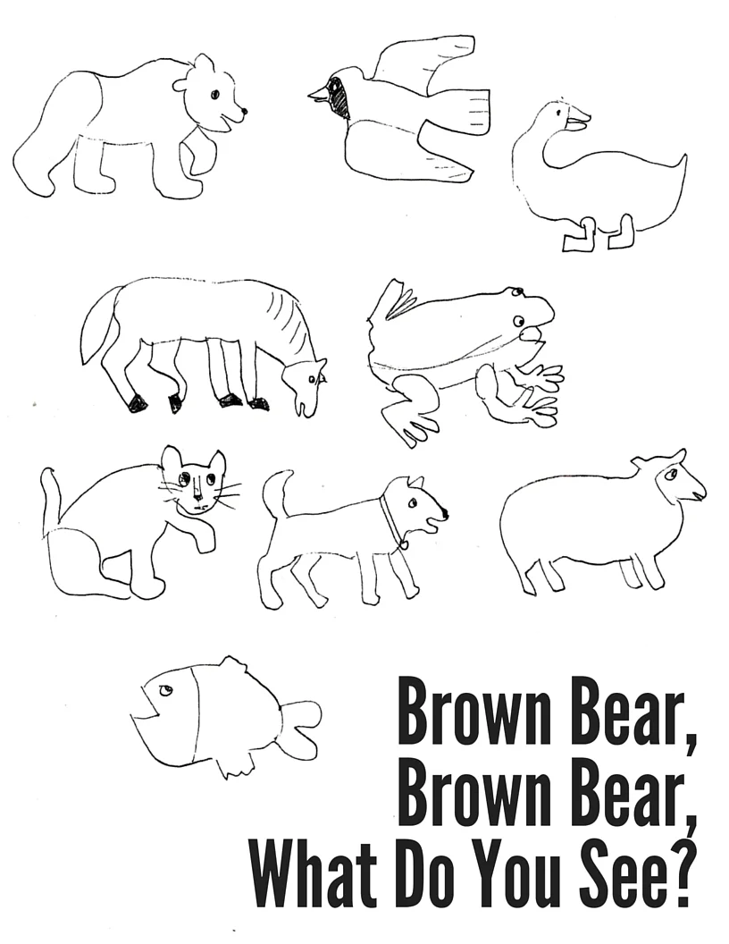 Brown Bear Coloring Sheet