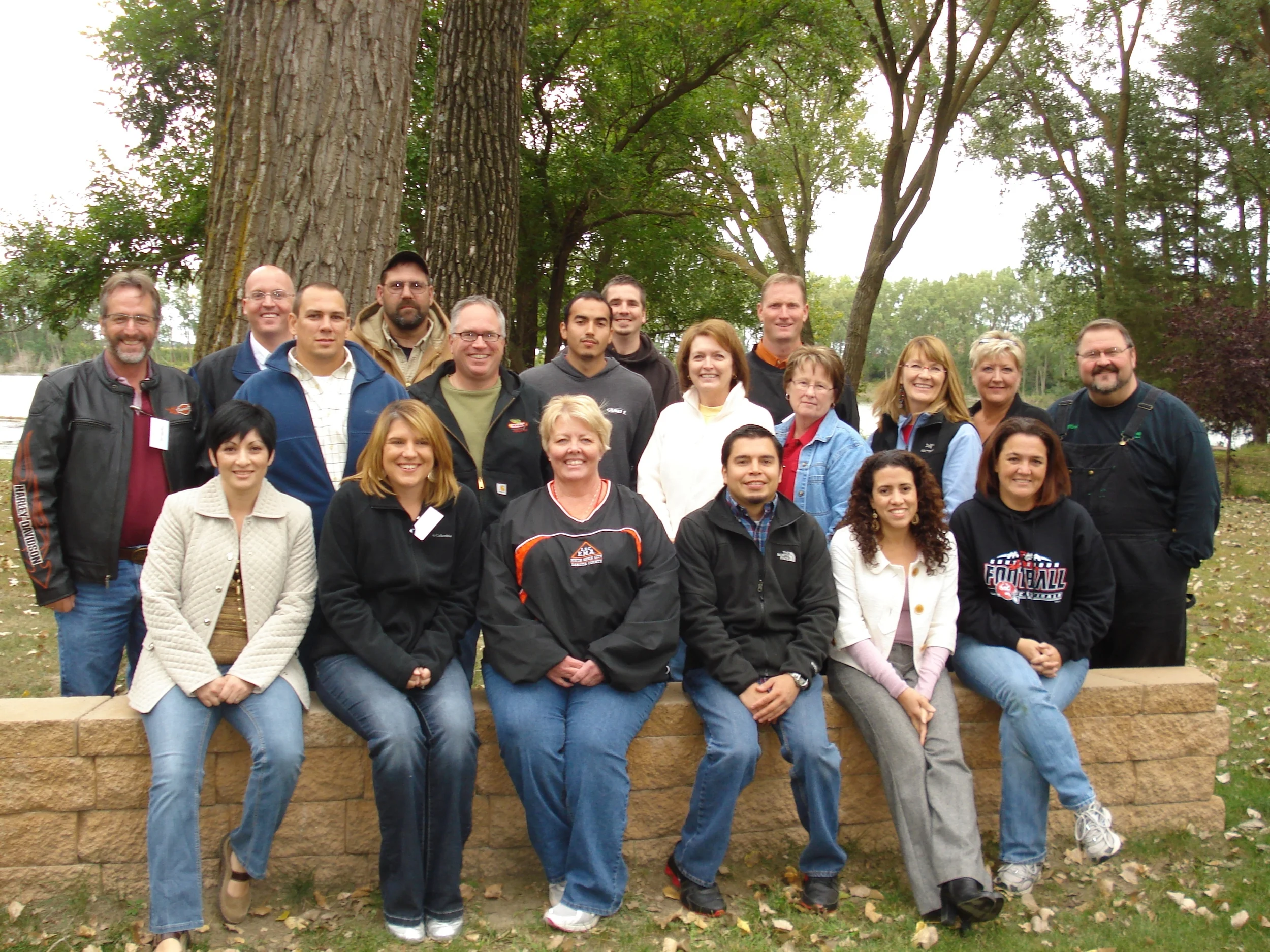 From Left to Right: Front Row: Jenny Gonzalez, Stacia Lenz, Deanna Beckman, Saul Gomez, Grace Benson, Angie Klemmensen Middle Row: Marc Lamon, Mike Dietrich, Raul Escobedo, Mary Wiltgen, Cherrie, Diana Kincaid, Nancy Cochrane, Mark Jenkins Back Row: Jim Headley, Jack Ehrich, Brian Rush, Justin Woltman, Matt Lawler