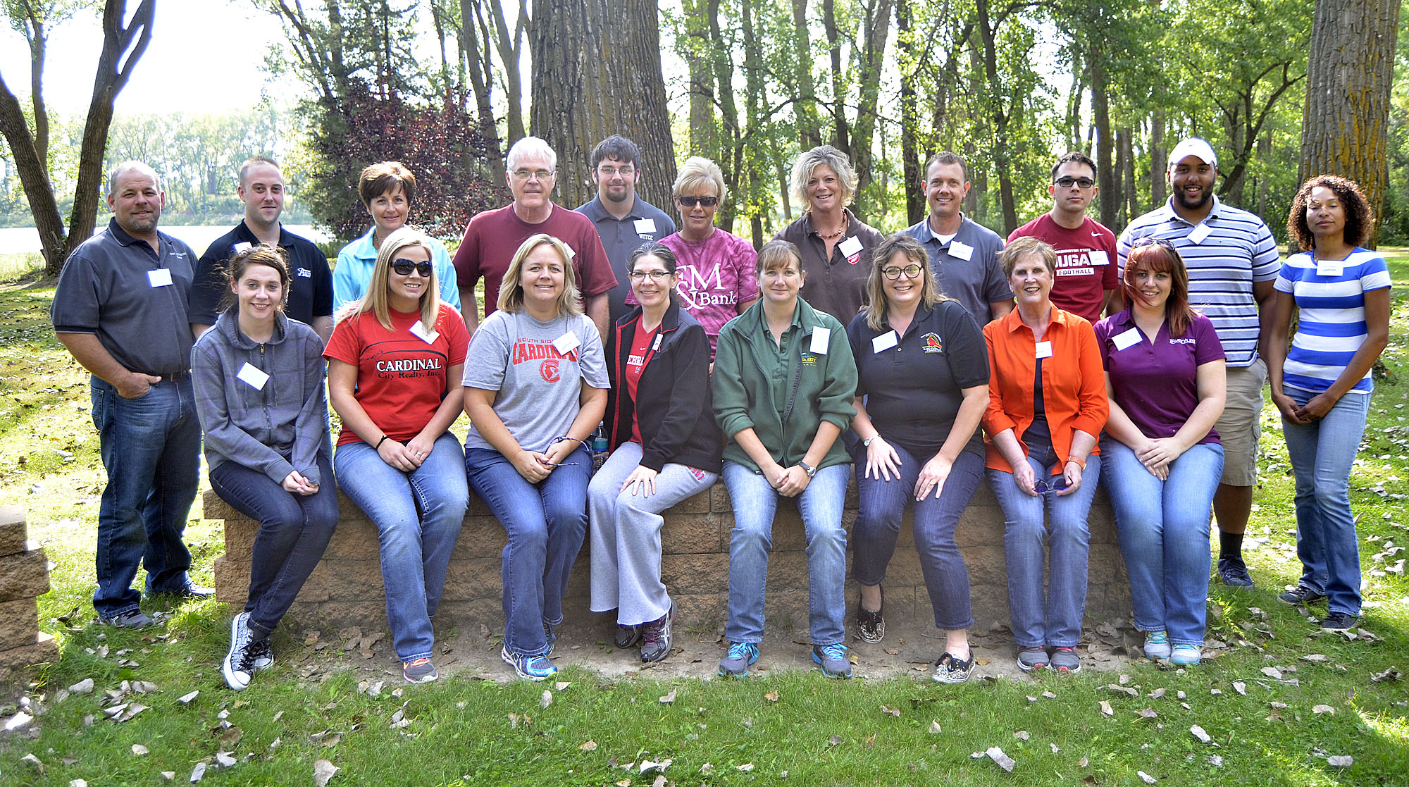 Front Row (from l-r): Alexandra Kruhl, Emily Magdanz, Gina Anderson, Adriana Dungan, Stacey Janssen, Jen Pitham, Carol Schuldt, Sara Pierson Back Row (from l-r): Dom Stratman, Mike Fossum, Deb Schroeder, Jim Gunsolley, Greggory Gill, Coleen Larson, Chandra Julch, Ryan VanderMolen, Yaseer Mohammed, Wes Bell, Denise Philpotts Not Shown: Eric Kelley, Heidi Oligmueller