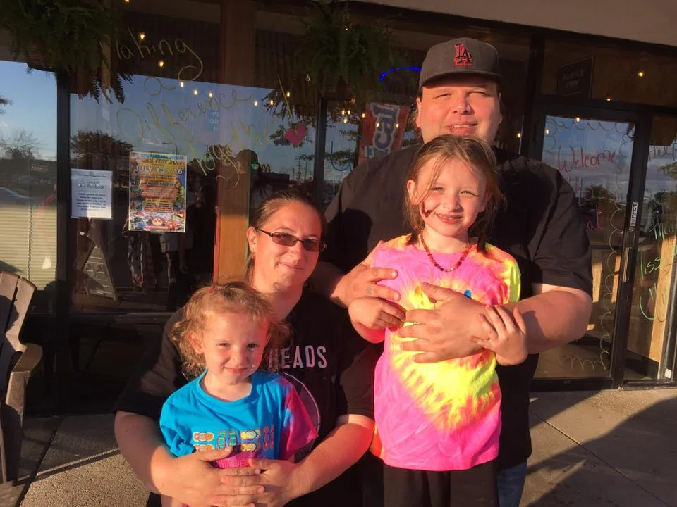 Another family having fun at our Sno Daze fundraiser!