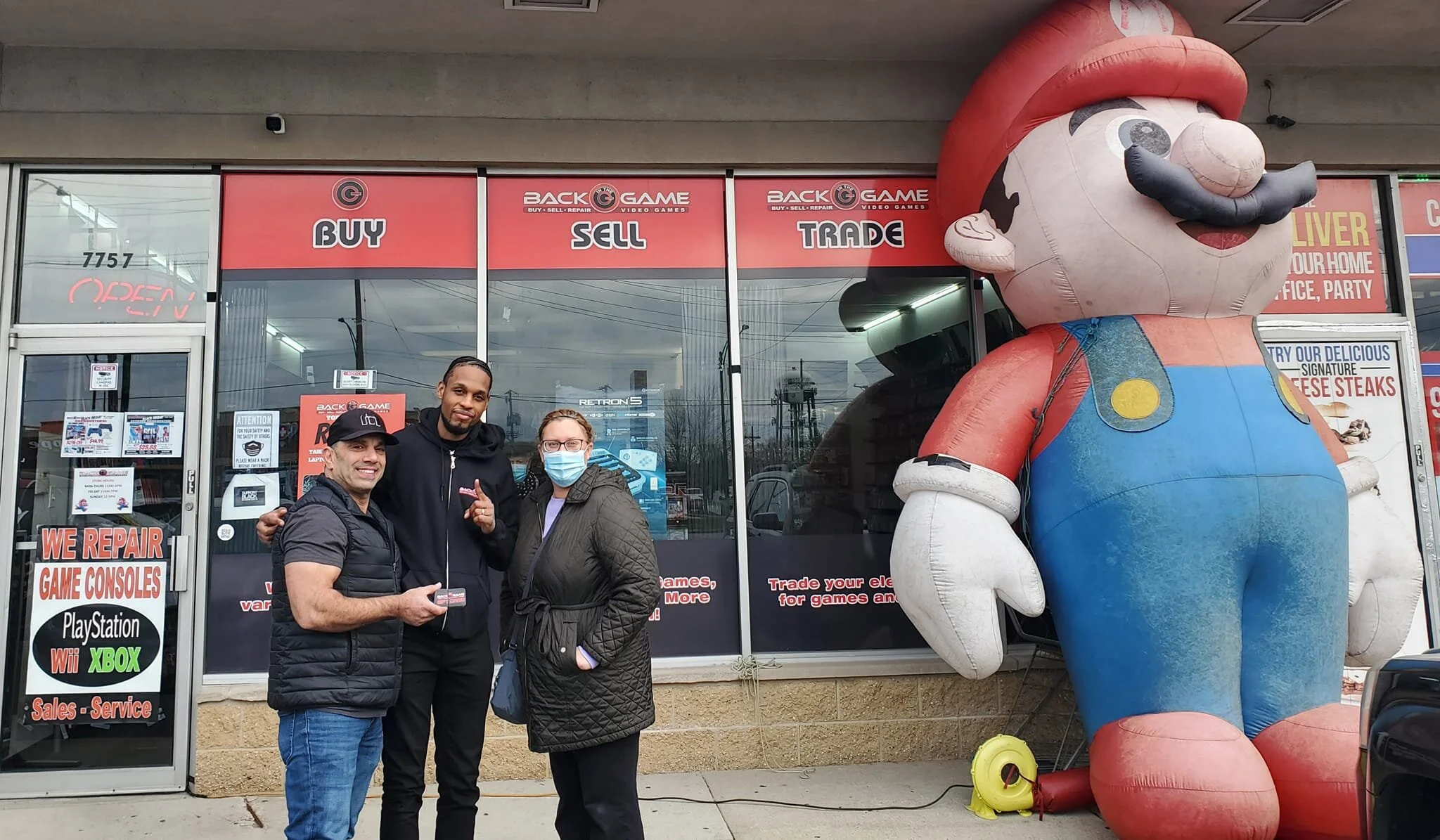 Back in the game, with a little help