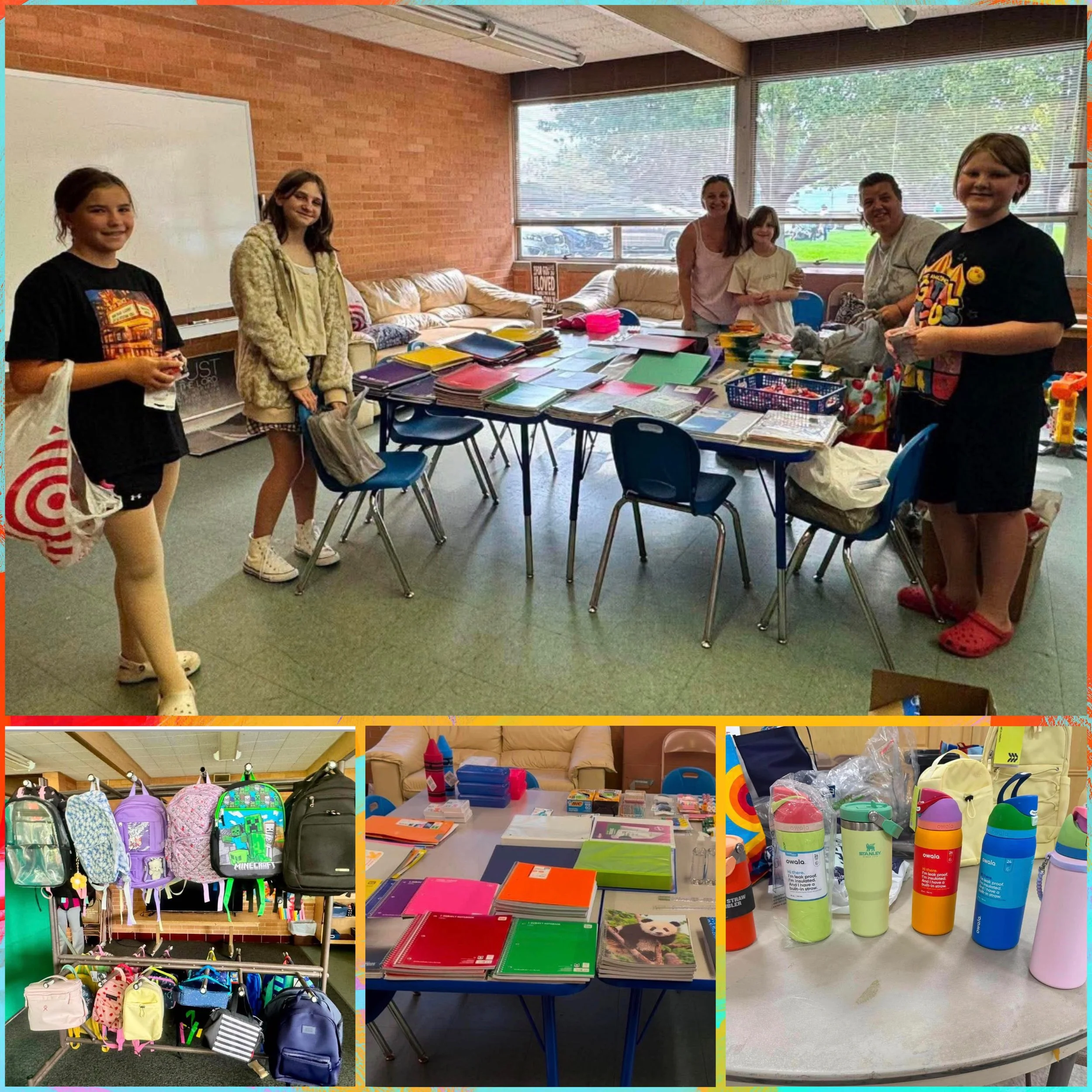 We are overwhelmed with gratitude for everyone who stepped up to support our back to school initiative!