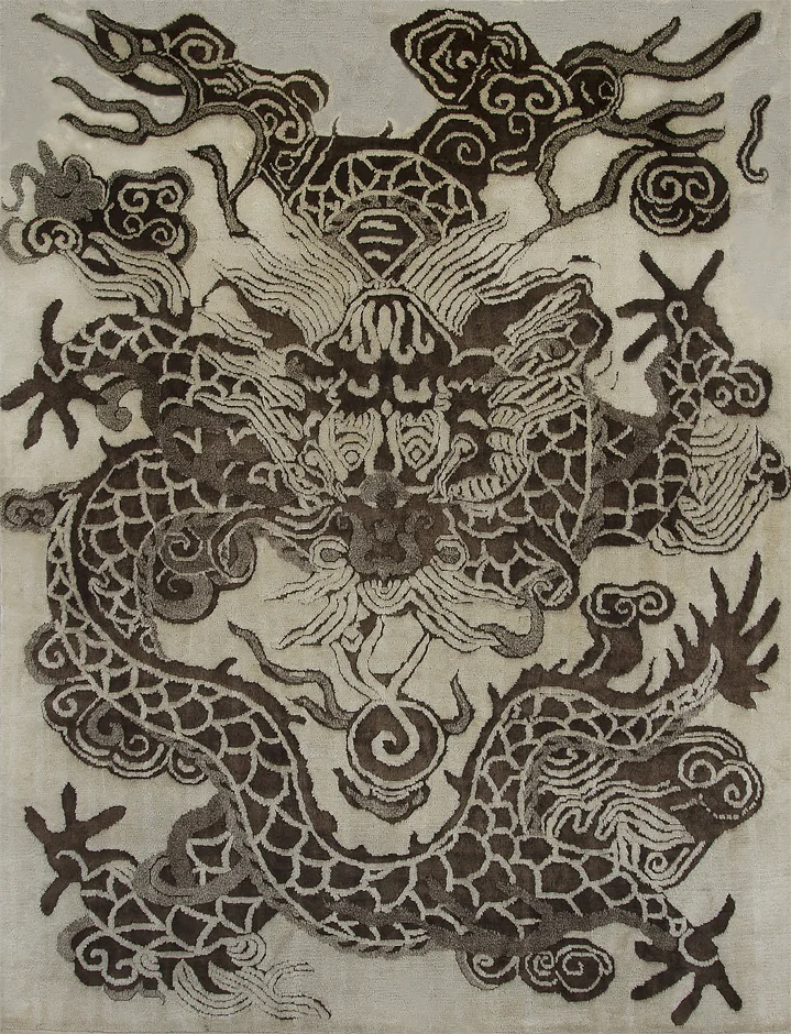 Asian Dragon Area Rug MR803