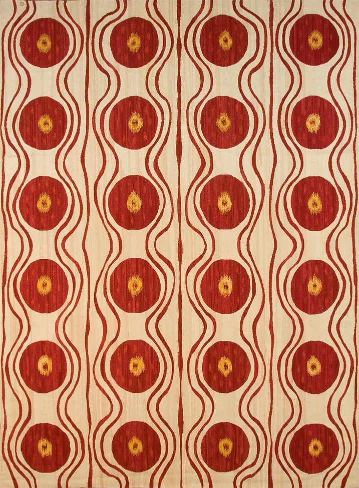 Ikats Pile Carpets Ikat Flatweave Rugs French Accents — Decorative